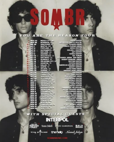 very excited to be opening for @sombr nov 6-23 🫶🏻🫶🏻🫶🏻 see u thereee