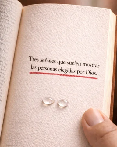 Tres señales que suelen mostrar las personas elegidas por Dios.

Si este conteni