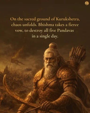 This beautiful story of love between Shri Krishna and Arjun from the Mahabharat 