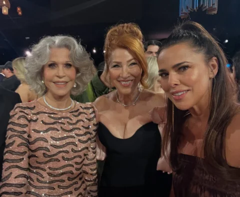 Jane Fonda got the @sagawards Lifetime Achievement Award and I got a picture of 
