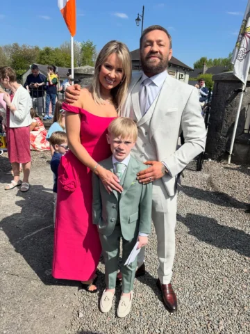 Our boy has made his Holy Communion 🙏❤️ @conormcgregorjr