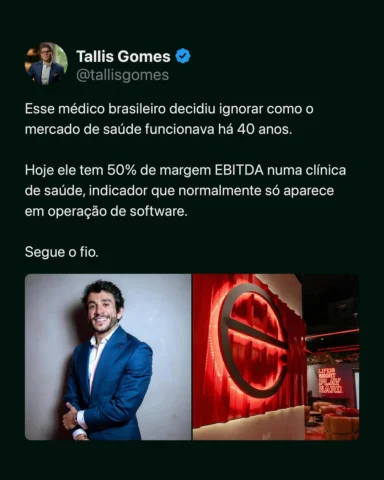 Nessa thread, eu mostro as quatro trocas que esse médico brasileiro fez pra tran