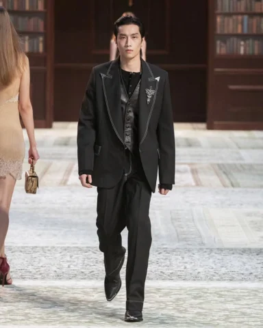 Made my runway debut and its all thanks to @mikeamiri and @amiri for the opportu