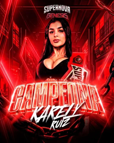 CAMPEONA 🏆

@karelyruiz vence a @kimshantal y se lleva el cinturón de Supernova