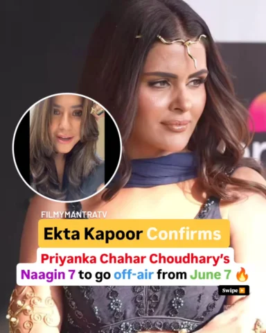 Ekta Kapoor has revealed that Naagin 7, featuring Priyanka Chahar Choudhary, wil