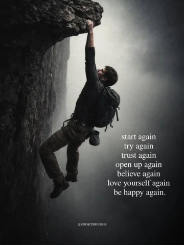 Be happy again. 😊

-
Follow us @bookthoughs for more! 💯