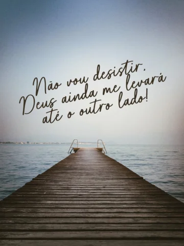 Eu creio nisso! 🙏🏼❤️

Nosso Deus ainda abre mares para passarmos seguros, em t