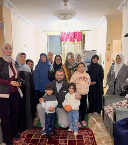 Today, I visited a group of strong women from Gaza
Women who are courageously fi