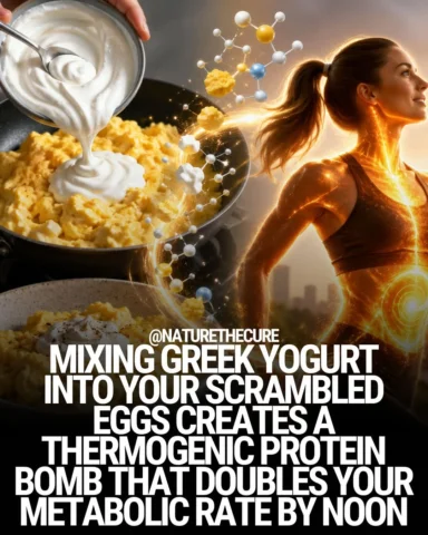 Your breakfast just leveled up.

Adding Greek yogurt to scrambled eggs creates a