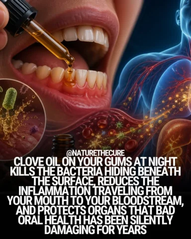 Some remedies don’t need to be complicated… just consistent.

Clove oil before b
