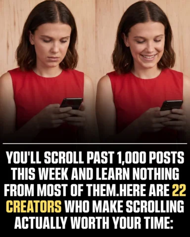What you watch every day shapes how you think and live...

If your feed is full 