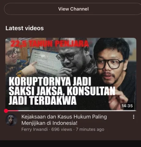 sudah tayang teman-teman. saya menunggu penjelasan @kejaksaan.ri dan @jaksapedia