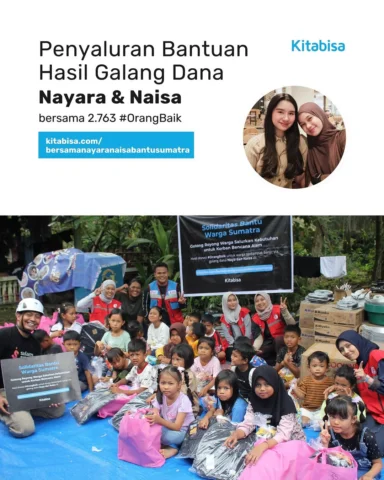 Terima kasih @nayaslime18 dan @naisaalifiayuriza udah menginisiasi galang dana i