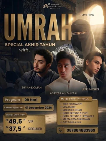 .
Bismillah 

Alhamdulillah kantor travel ummi sudah buka kembali , bagi yang ma
