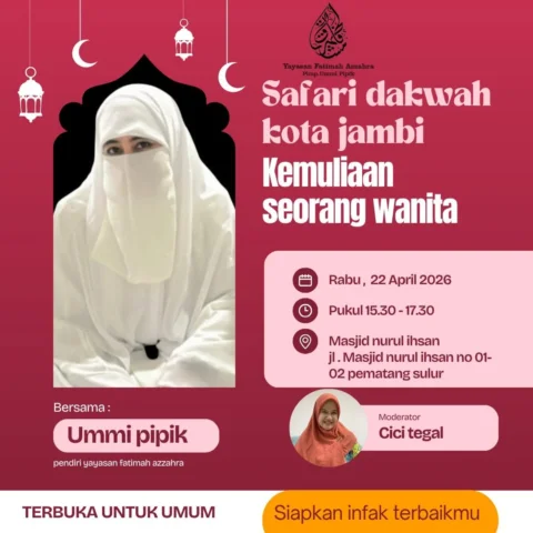 .
Bismillah 
Teman teman yang di jambi , besok Allah kehendaki kita berjumpa di 