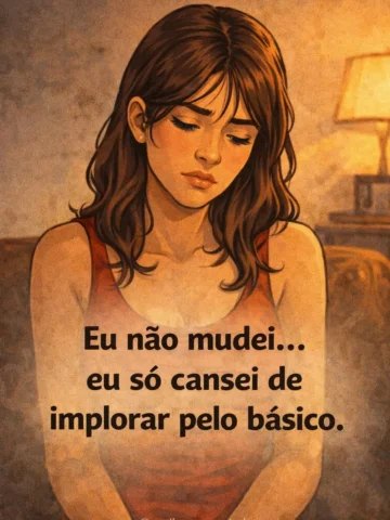 Você nunca pediu demais.

Você só pediu o básico.

Comenta: CHEGA e olha no seu 