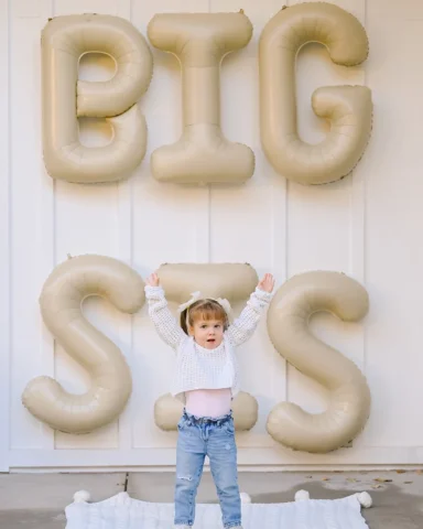 Have you heard the BIG news? I’m going to be a big sister!