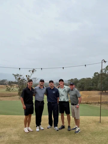 One of the best days on the golf course in a long time! Good golf and even bette