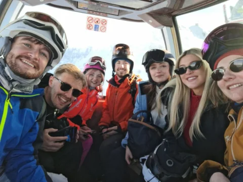 Skiing trip done! A lot of skiing, laughing, and hot chocolates on the mountain.