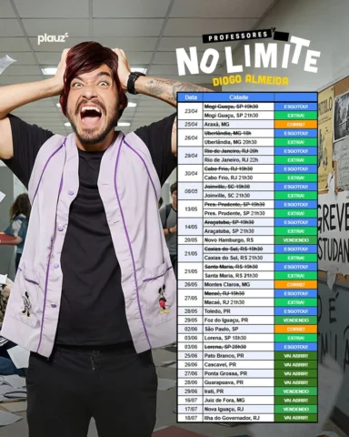 O show PROFESSORES NO LIMITE é pra gente rir dos perrengues que só acontecem num