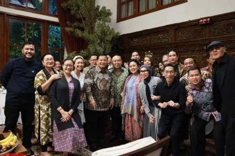 Alhamdulillaah melewati malam pergantian tahun bersama bapak Presiden RI kebangg