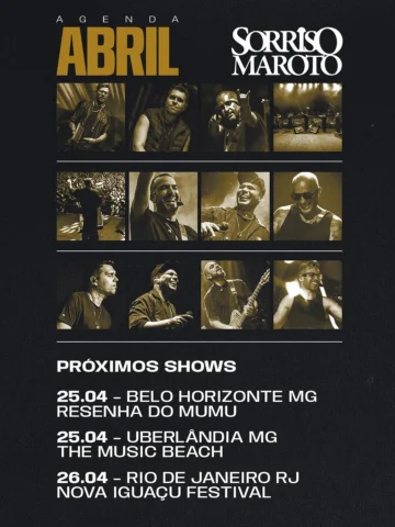 Se abril é pra terminar bem, então tem que terminar com pagode. Concordam? 😎

O