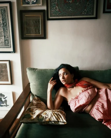 Shweta at her home.