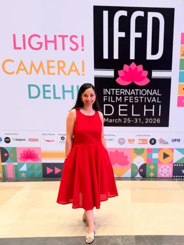At the inaugural ceremony of International film festival Delhi with my fav +1 
�