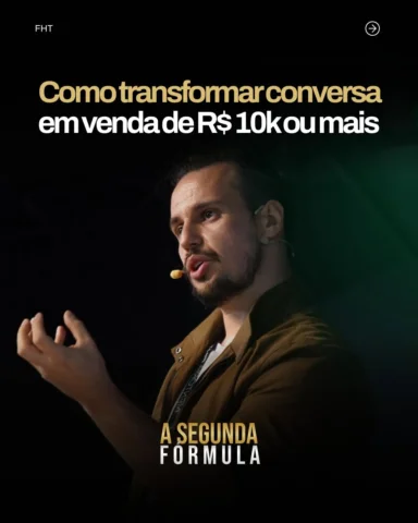 A forma como você conduz uma conversa, com direção, clareza e estrutura, define 