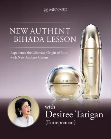 Step into the origin of your skin.

Join New Authent Bihada Lesson dan rasakan p