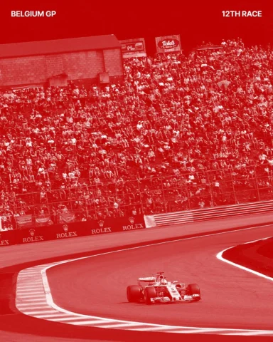 Belgium GP (12th Race): 2nd place (Circuit de Spa-Francorchamps) – “Yeah, it was