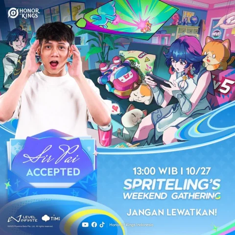 Gue baru aja nerima undangan buat gabung di [Spriteling's Weekend Gathering] bar