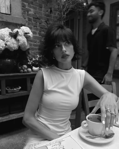 pasta and wine and a beautiful dress 🥺🫶🏽