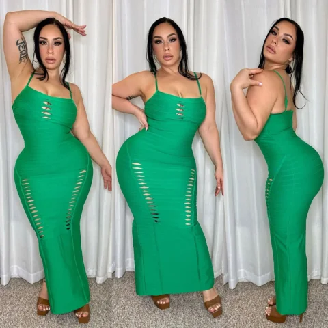 @FashionNovaCurve Happy St. Patrick’s Day 💚🍀
.
.
Search 🔍 Nancy Bandage Maxi 