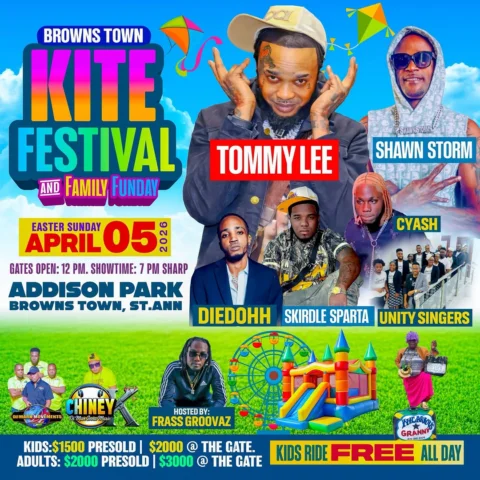 Join us for an unforgettable day at the Browns Town Kite Festival and Family Fun