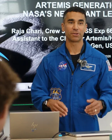 On Tuesday, April 14, NASA astronaut Raja Chari (@astro_raja), along with U.S. R