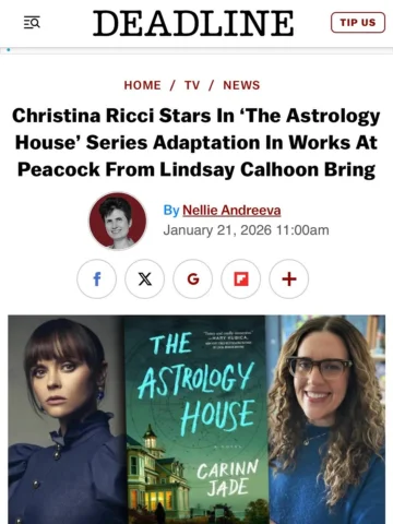 Yes @peacock let’s go!!!!!! So excited bc this is Cat Full of Spiders Production