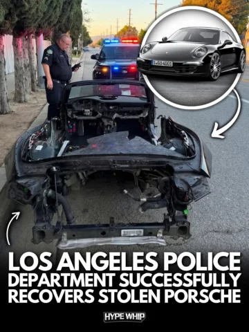 ❗️If you had a Porsche stolen in Los Angeles, LAPD has some good news and some r