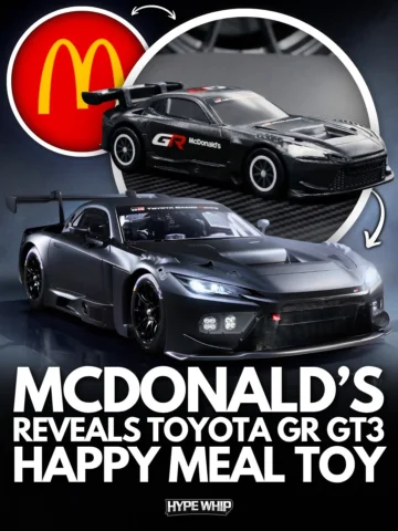 🍟🏎️ McDonald’s just revealed that the upcoming Toyota GR GT3 is being turned i