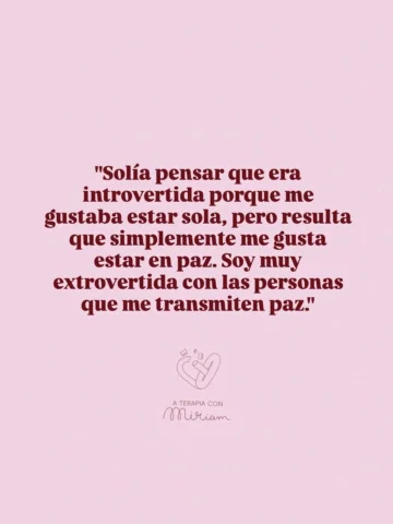 Hay una diferencia enorme entre necesitar estar sola… y necesitar estar en paz. 