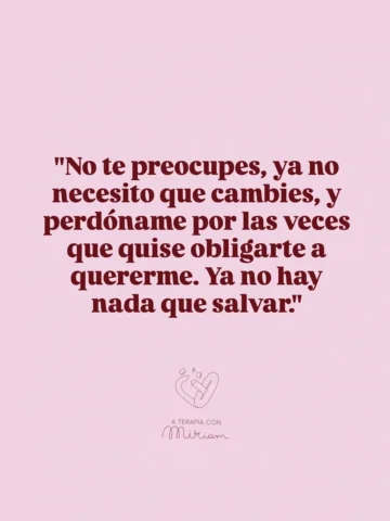 Hay un punto muy concreto en el que dejas de pedir, de insistir, de esperar. No 