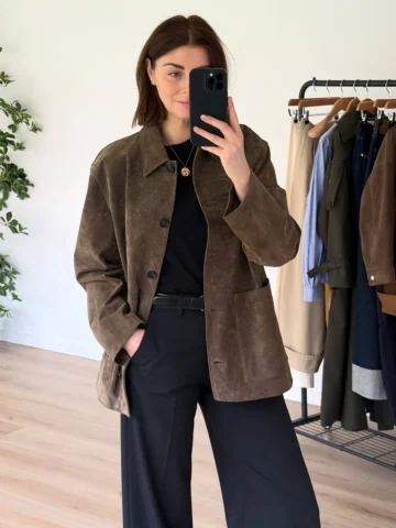 I really like this suede jacket from my recent Zara try-on BUT I wonder how much