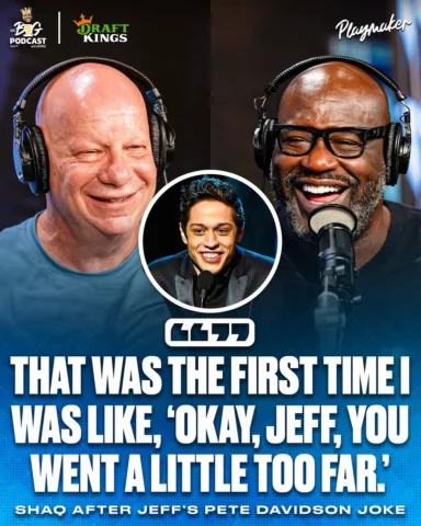 Shaq had to check before laughing 🤣