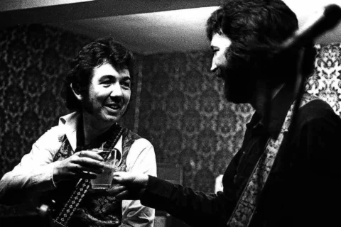 Eric and @ronnielanerecords photographed at the Drum & Monkey at Bromlow in Marc