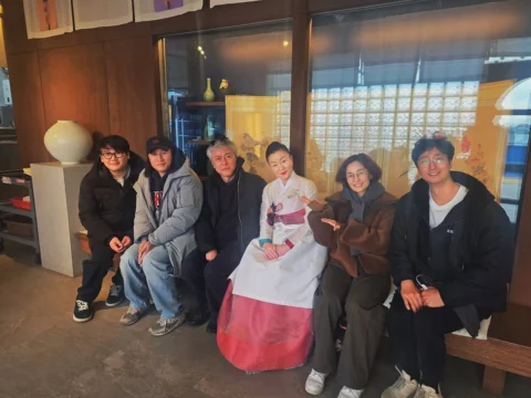 바다술상에서 좋아하는 사람들과💜