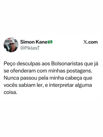 Sem mais!