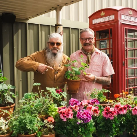 World Earth Day: A Meeting of Two Impeccable Gentlemen 🌍🌸⁠
⁠
In honour of Worl
