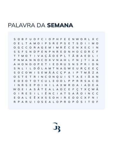 Qual palavra vai definir a sua semana? Deixe aqui nos comentários 👇

#motivação