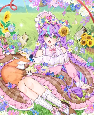 Art trade with @qyldriss 🌼🌷🌺🌸🌿
[ Comments, Shares, Saves Super Appreciated!