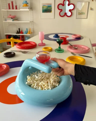 Curling bowl! The only snack bowl you need